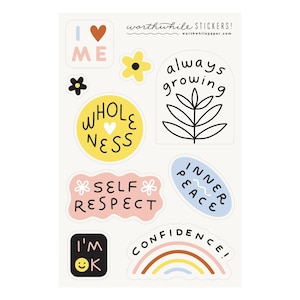 Self Love Sticker Sheet Set