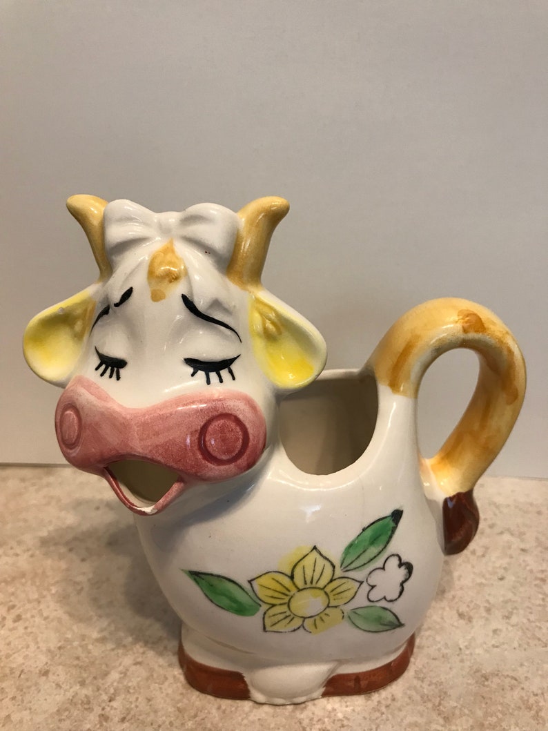 Vintage Cow Creamers Set japan Cow Collectibles Cow Etsy