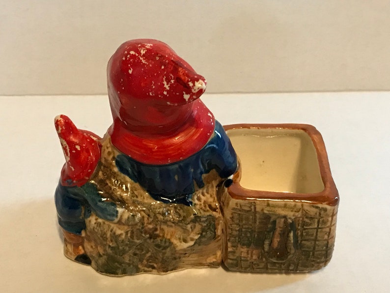 Gnome Planter Vintage Gnome Vintage Dwarf made in Japan Etsy