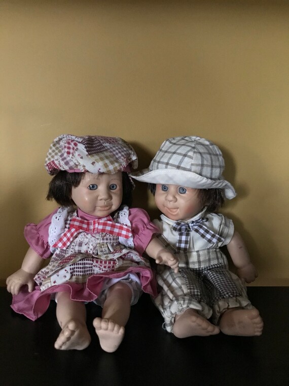 boy and girl doll set