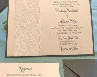 Lace Wedding Invitations, Vintage Wedding Invitations, Blush Wedding Invitations, Lace wedding invitations,