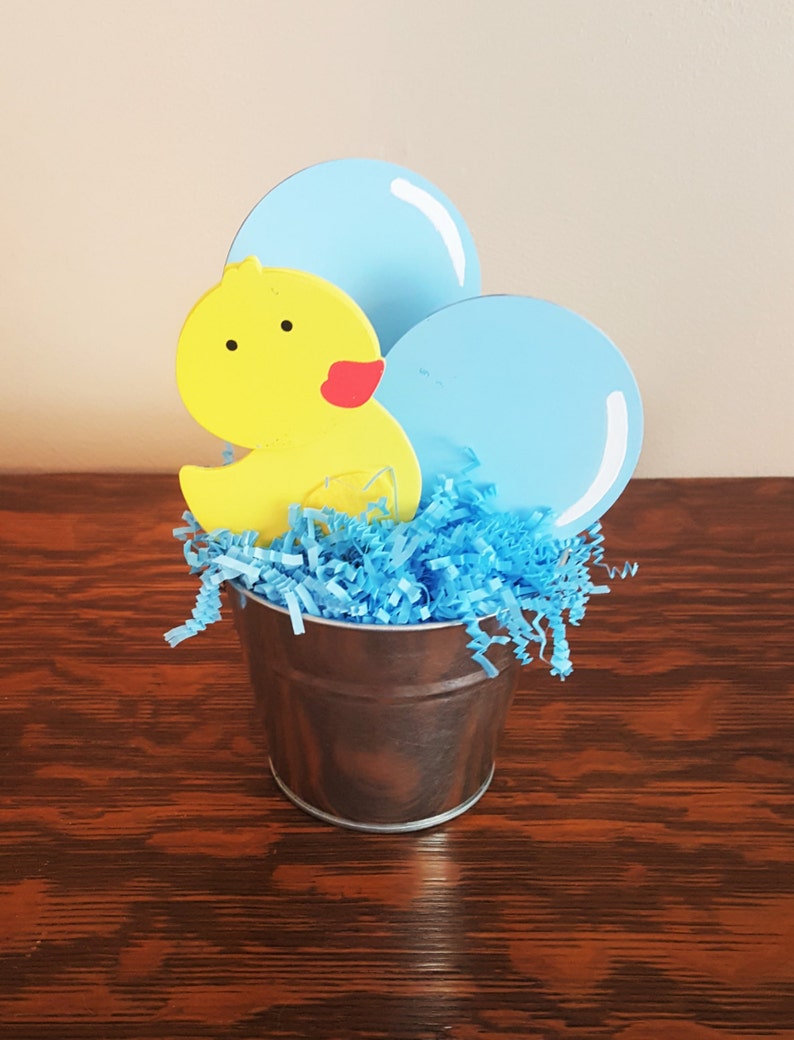 Ducky Centerpiece Rubber Ducky Centerpiece Baby Shower Etsy