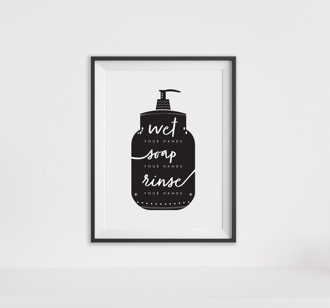 Bathroom Art Decor, Cute Bathroom Wall Art Funny Bathroom Signs Decor Bathroom Wall Decor Wash