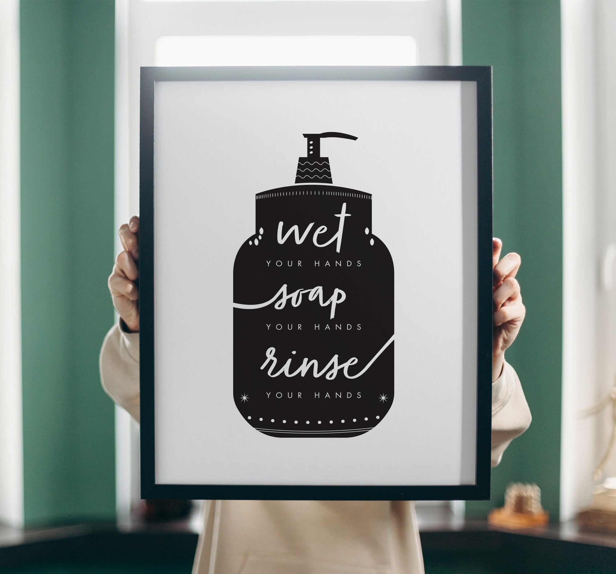 Bathroom Art Decor, Cute Bathroom Wall Art Funny Bathroom Signs Decor Bathroom Wall Decor Wash