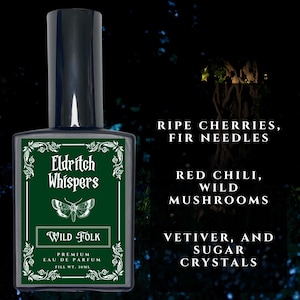 Wild Folk / Profumo di nicchia terroso / Fragranza di funghi e pino / 30 ml 15 ml Eau de Parfum / 10 ml Roll-on di olio