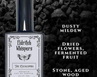 The Catacombs | Niche Gothic Perfume | Musty Basement Scent | Wet Earthy Notes | 30ml 15ml Eau De Parfum | 10ml Oil Roller