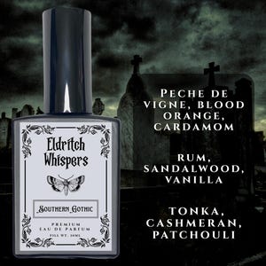 Southern Gothic | Goth Floral Perfume | Gender Neutral Scent | Niche Alt Fragrance | 30ml 15ml Eau De Parfum | 10ml Oil Roller