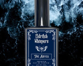 The Abyss | Goth Cologne | Deep Masculine Scent | Gift For Him | 30ml 15ml Eau De Parfum | 10ml Oil Roller