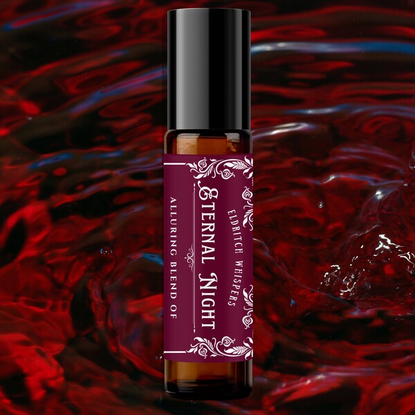 Noche eterna / Aceite perfumado roll on de 10 ml / Muestra de 1 ml