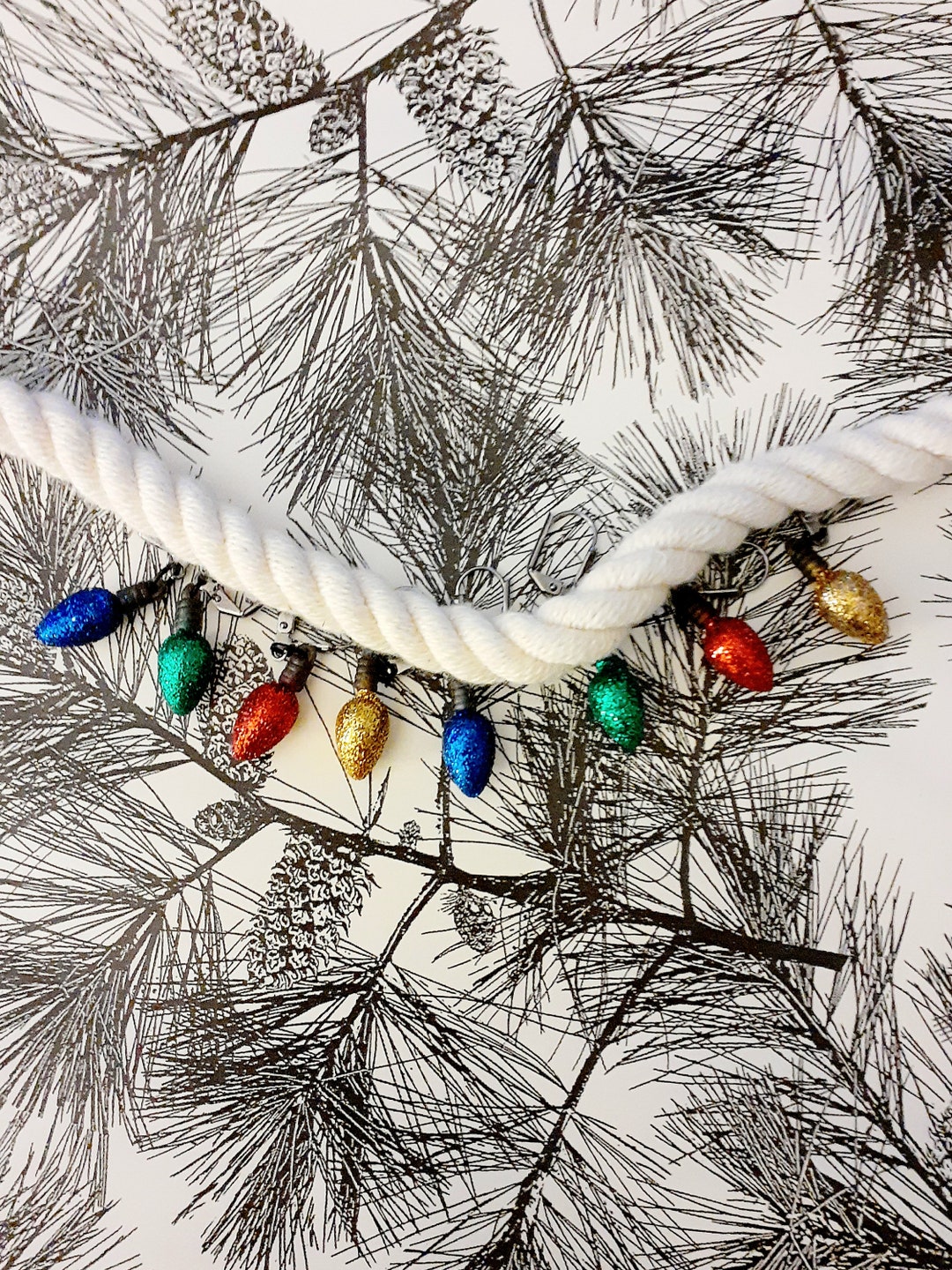 Orecchini natalizi, gioielli natalizi con pendente rosso, gioielli natalizi, gioielli rosso-verdi, regalo di Natale da mettere nella calza della