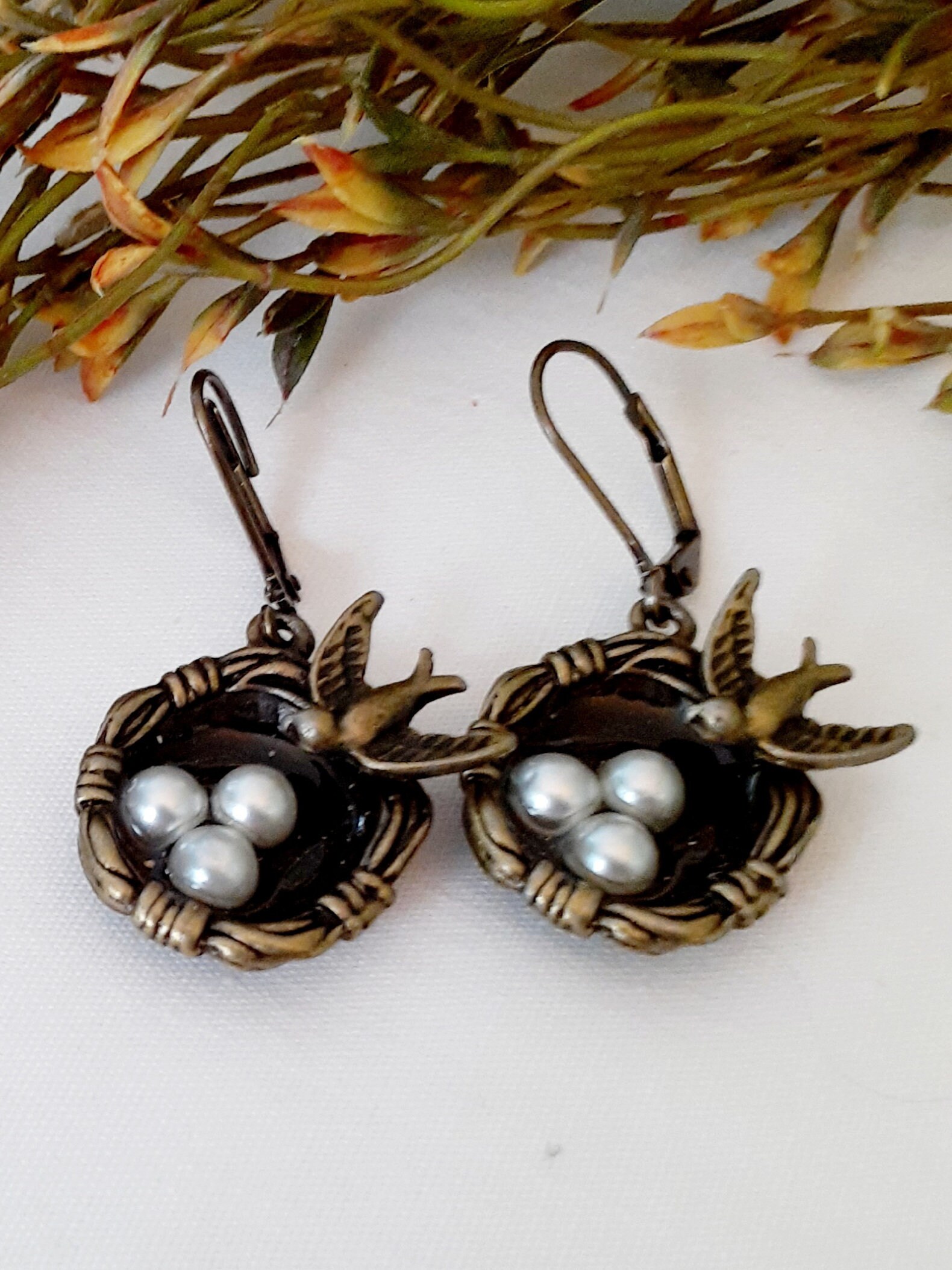 Birdsnest earrings deals