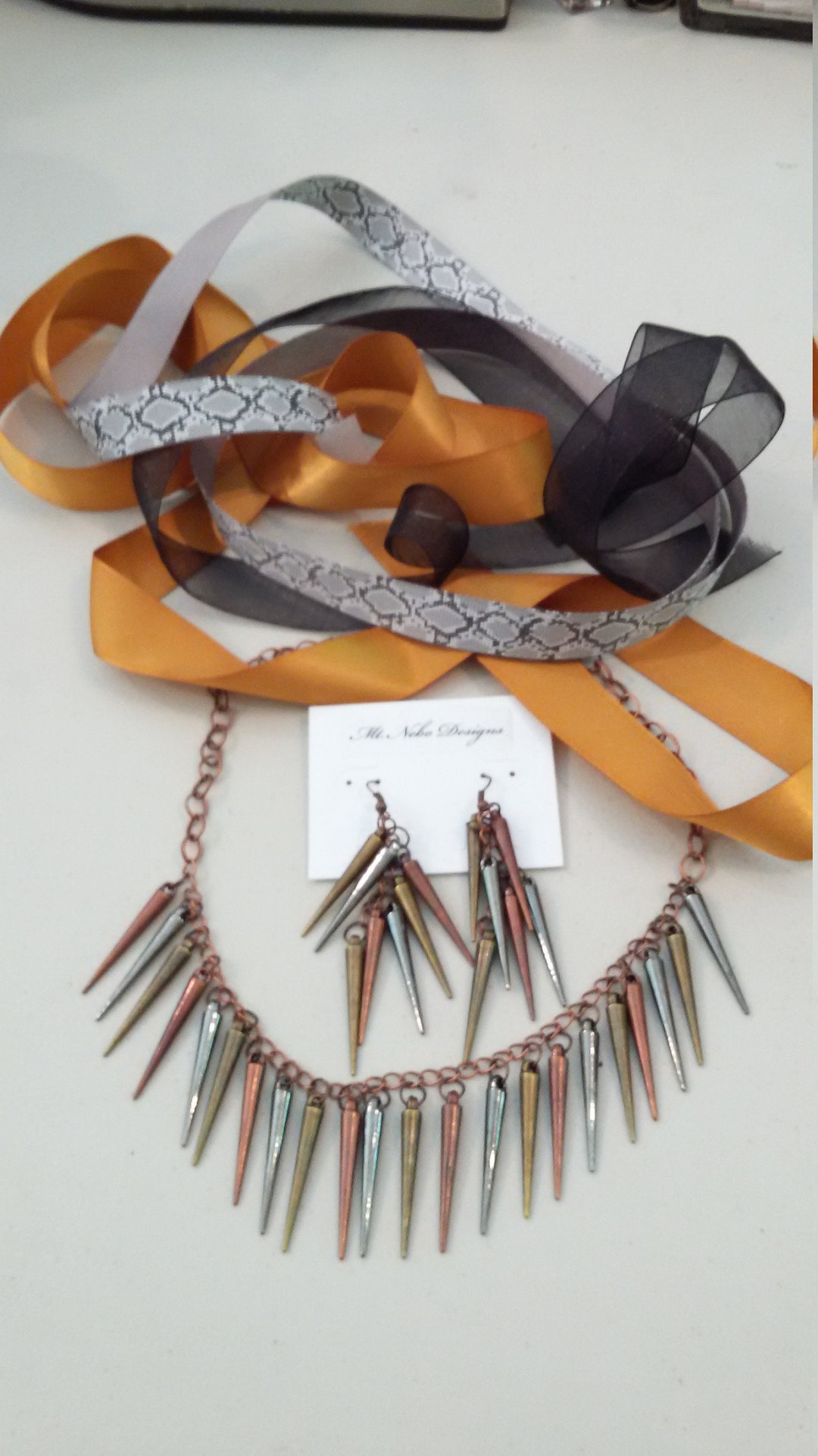 Perfect Balance Jewelry Set Necklace and Earrings Acrylic Etsy