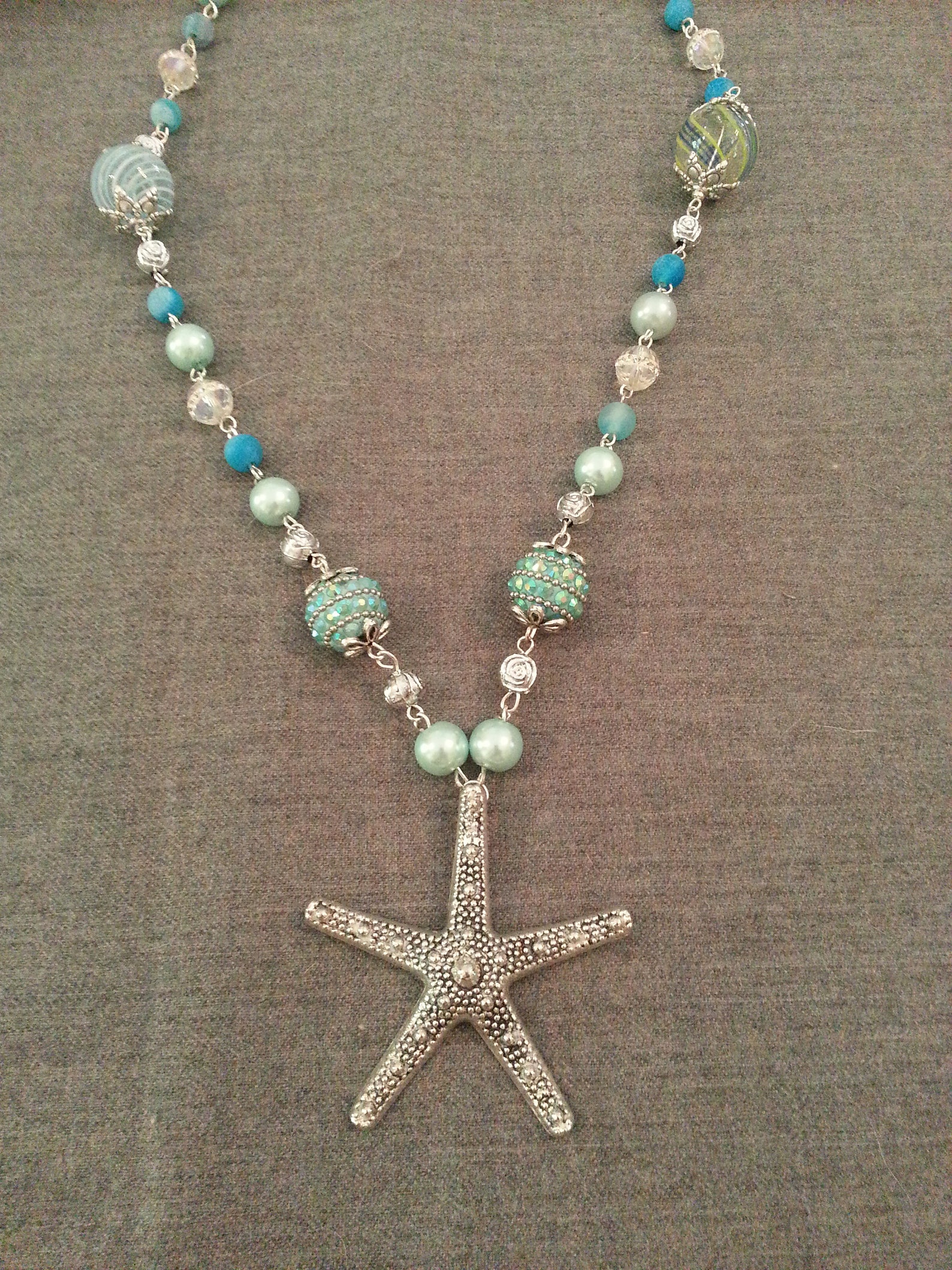 Collier Pendentif étoile De Mer En Argent Sterling 925 - Silverly
