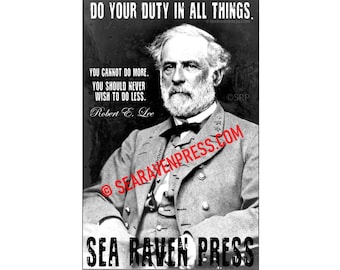 Póster de Robert E. Lee de Sea Raven Press