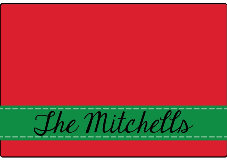 Christmas Family Gift Personalized Glass Cutting Board Kitchen Cutting Board Red /& Green Xmas Holiday Gift Tempered Glass Cutting Board