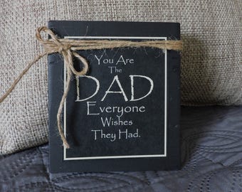 Dad Gift from Daughter for Dad Gift from Son Gift for Dad Wood Sign for Father Shop Decor for Dad Sign for Man Cave Sign for New Dad Gift