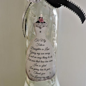 Bride to Be Personalized Future Daughter in Law Gift Bridal Shower Gift Wedding Gift for Future Daughter in Law Welcome to Our Family