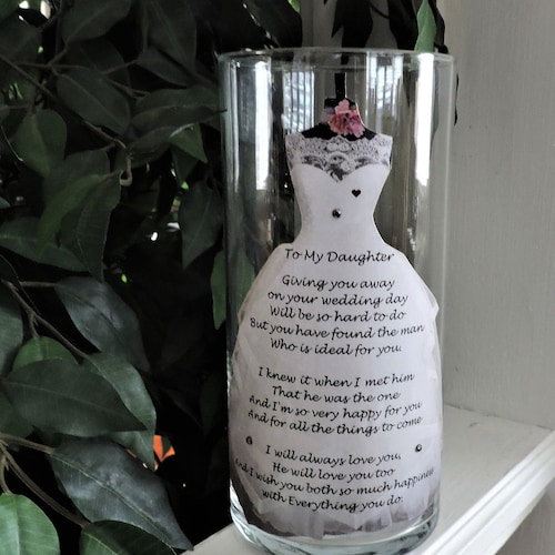 Daughter Candle Holder Daughter Wedding Gift Daughter Etsy
