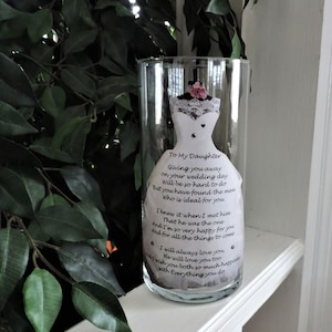 Daughter Candle Holder Daughter Wedding Gift Daughter Bridal