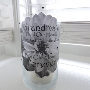 Grandma Gift Scented Candle Gift for Grandma Gift from Grandaughter Gift to Grandmother Candle Holder Gift from Grandchild Unique Gift Idea image 2