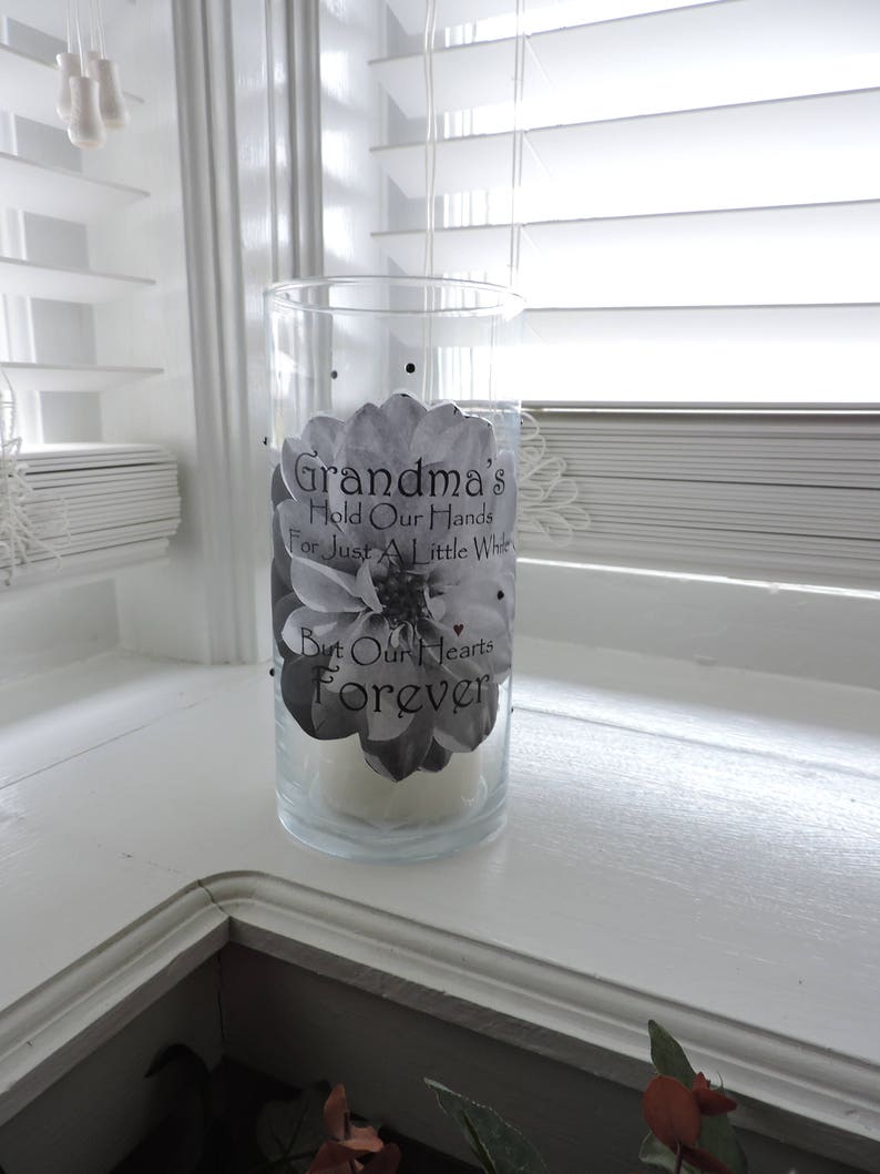 Grandma Gift Scented Candle Gift for Grandma Gift from Grandaughter Gift to Grandmother Candle Holder Gift from Grandchild Unique Gift Idea image 6