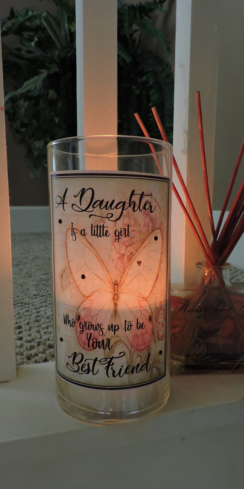 Daughter Candle Holder Daughter Gift Daughter Birthday Etsy