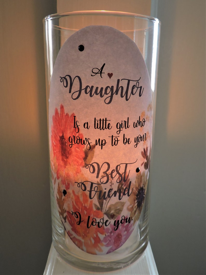 Daughter Candle Holder Daughter Gift Daughter Birthday Etsy