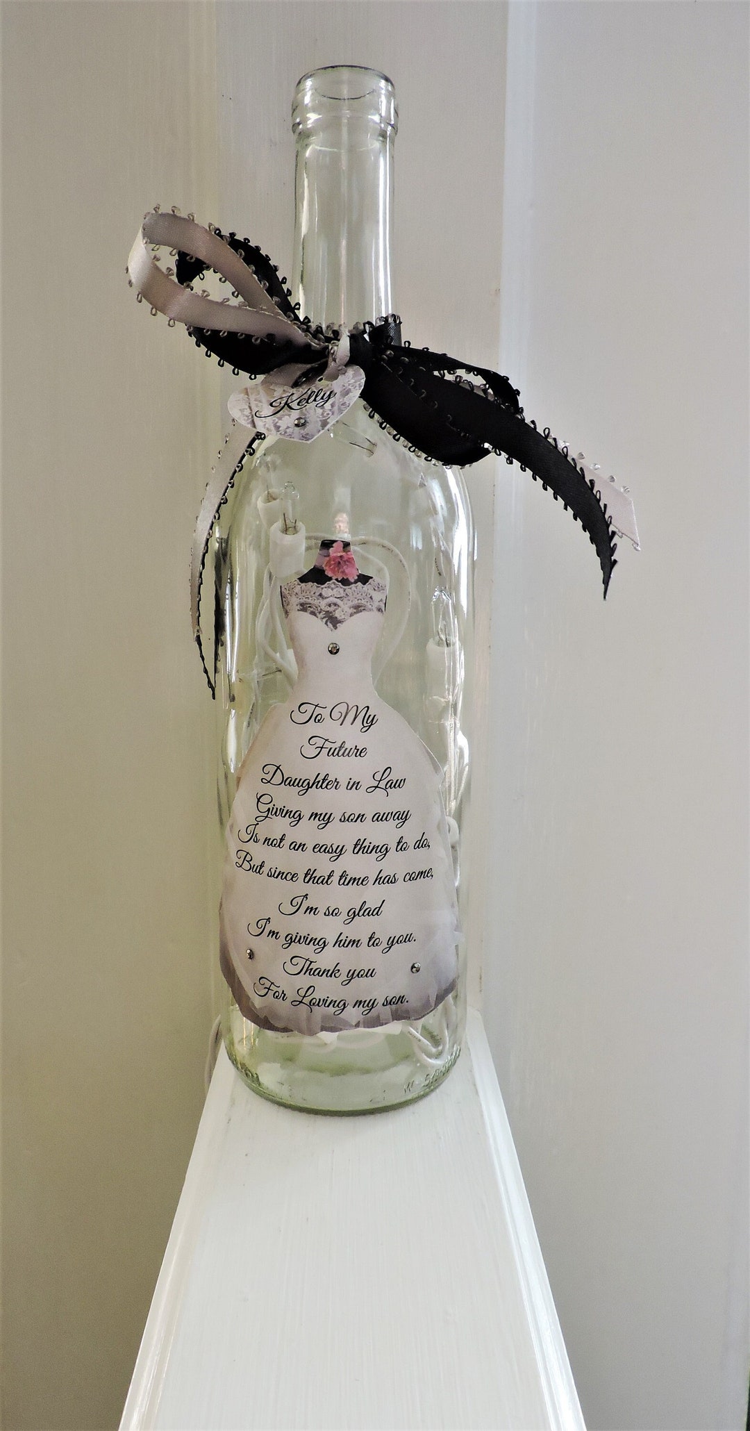 Personalized Future Daughter in Law Gift From Mother in Law Bridal