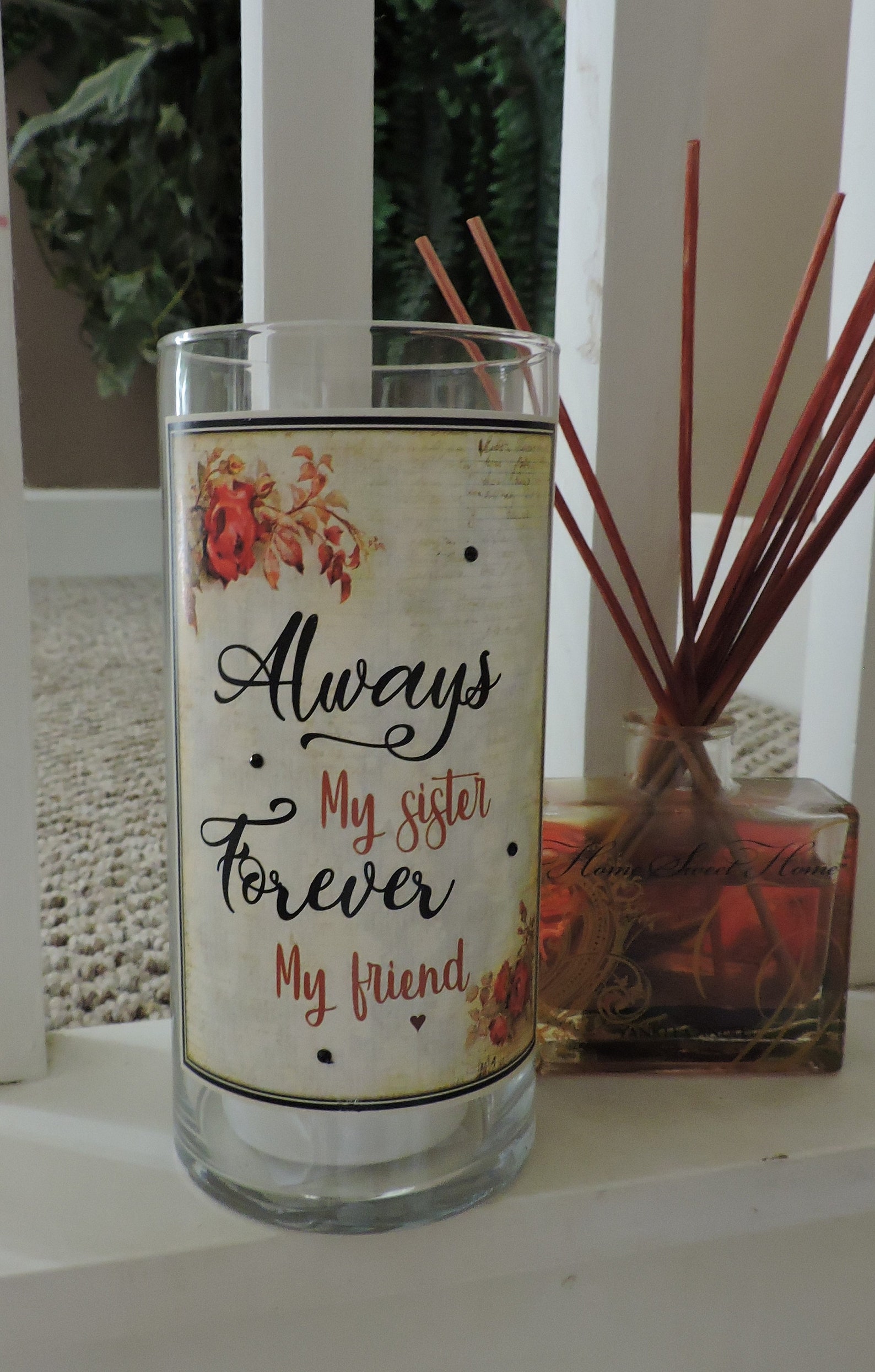 Candle Gift for Sister Sister Candle Holder Sister Gift Etsy