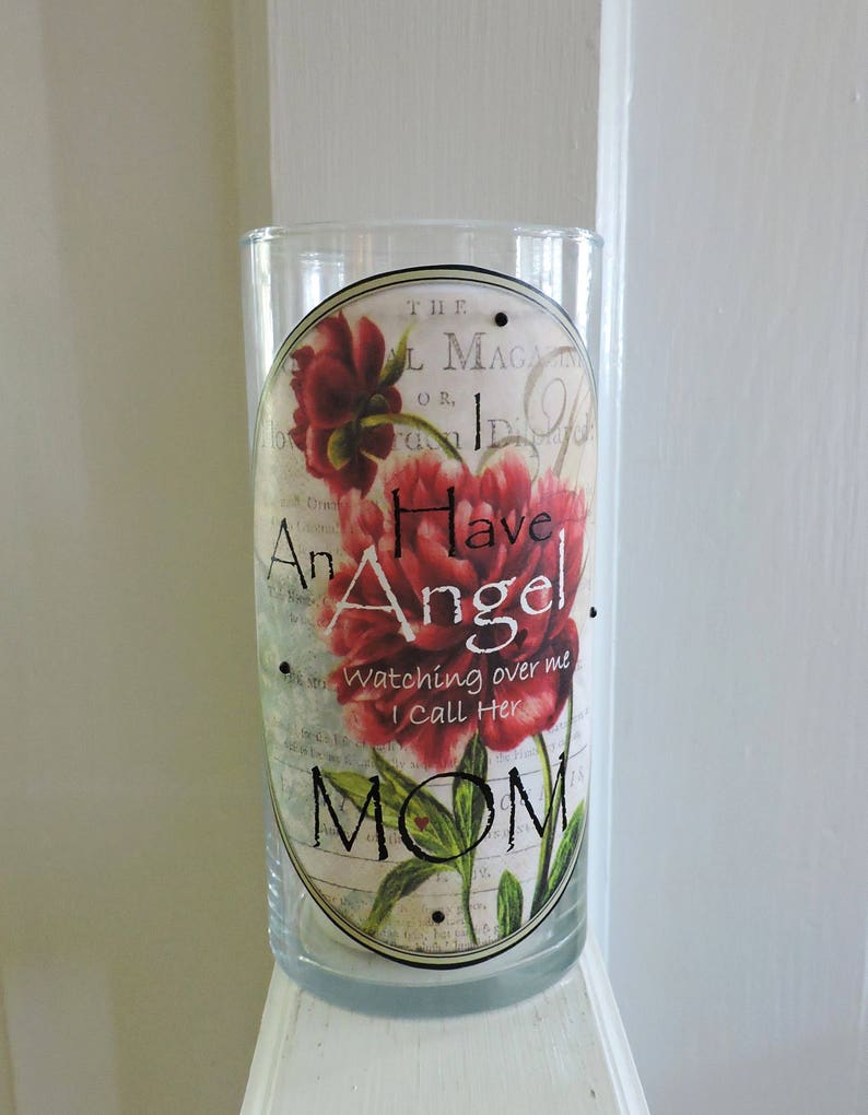 Loss of Mom Candle Holder Mom Memorial Candle I Have an Etsy