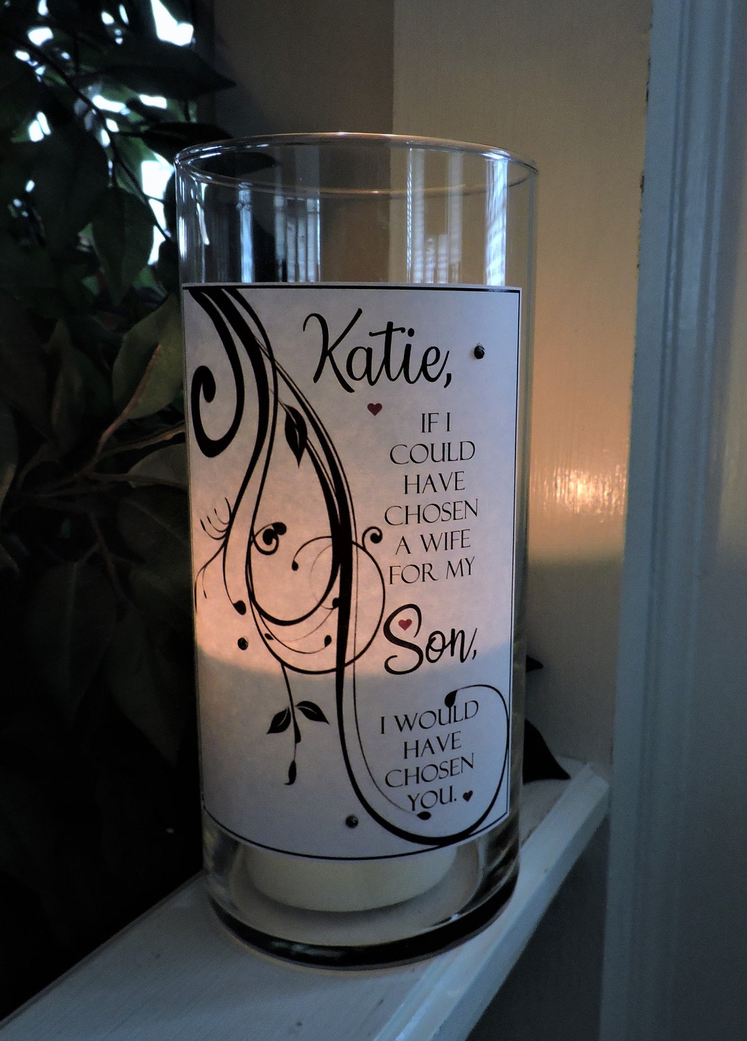 Bridal Shower Gift for Future Daughter in Law DIL Engagement Gift If I