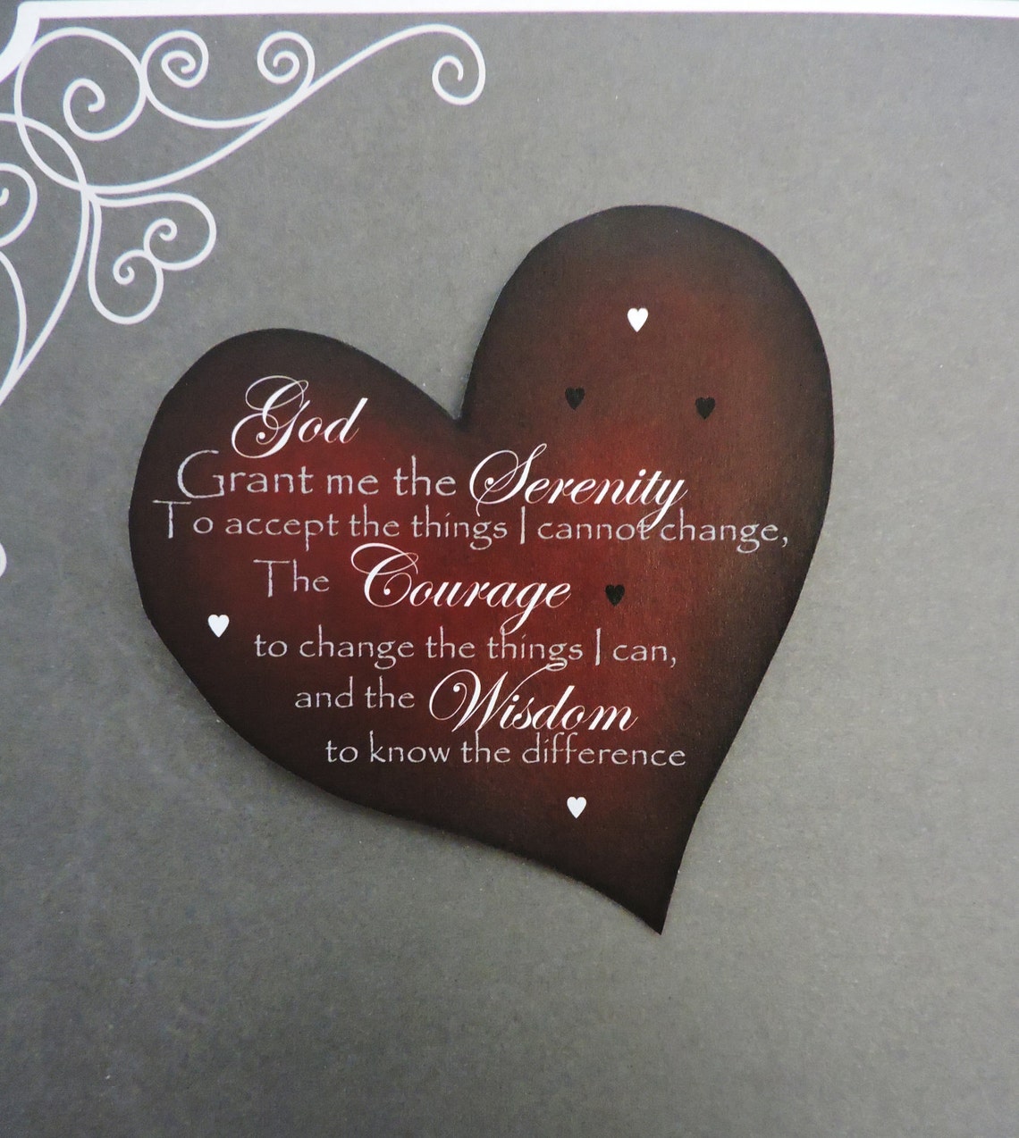 Serenity Prayer Aa Recovery Sobriety Gift Rehab Gift | Etsy