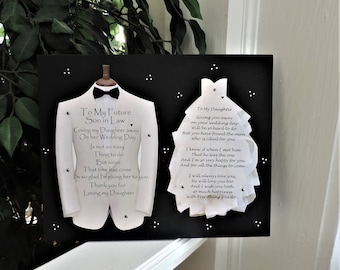 Bride and Groom | Engagement Gift | Daughter Wedding Gift | Future Son in law Wedding Gift | Couple Wedding Gift | Couple Engagement Gift