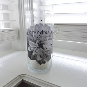 Grandma Gift Scented Candle Gift for Grandma Gift from Grandaughter Gift to Grandmother Candle Holder Gift from Grandchild Unique Gift Idea image 3