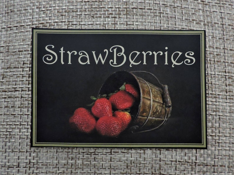 Strawberry Magnet Strawberry Kitchen Decor Refrigerator Magnet Strawberries Magnet Fridge Magnets Strawberry Collector Gift image 2