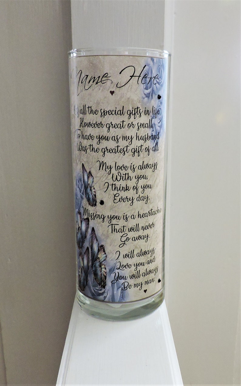 Loss of Husband Memorial Gift Personalized Memorial Gift for Etsy