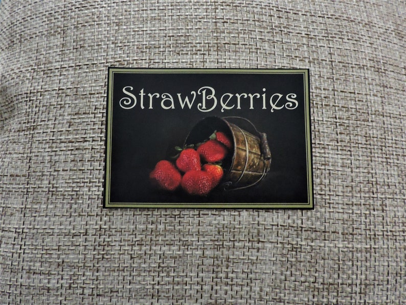 Strawberry Magnet Strawberry Kitchen Decor Refrigerator Magnet Strawberries Magnet Fridge Magnets Strawberry Collector Gift image 1