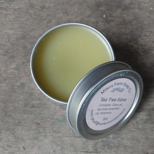 Handmade Herbal Salve: Calendula, Lemon Balm, Tea Tree