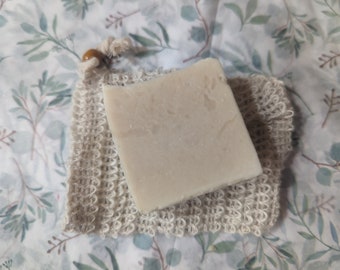 100% Pure Grass fed Tallow Goat Milk  Soap Unscented All natural, simple 3 ingredients handmade