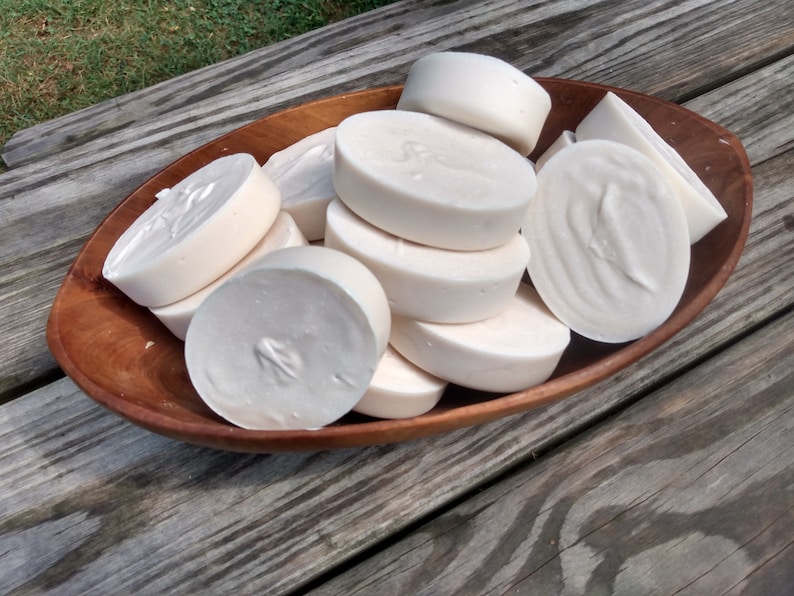 100 Pure Tallow Goat Milk Soap Small Oval All Natural 3 Ingredients 2
