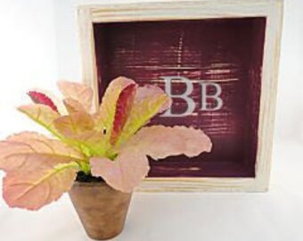 Tray, Wood Crate Style, Painted - Personalized/Monogrammed - Laser Engraved