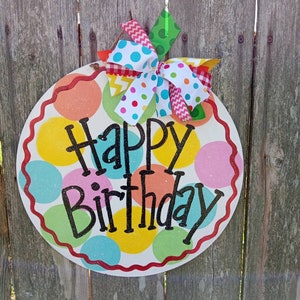 Birthday outlet door decorations