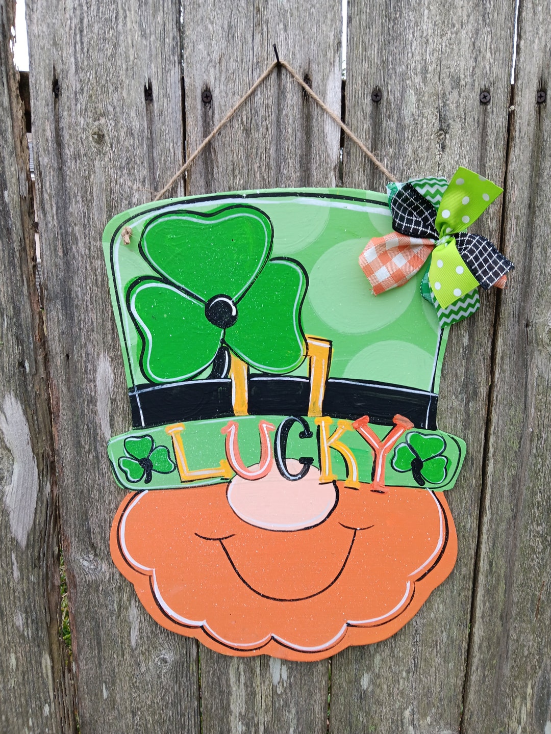st patricks day door hanger