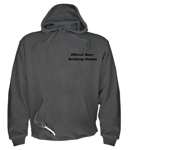 Custom Beer Hoodie Comes With a Builtin Neoprene Beverage Holder and