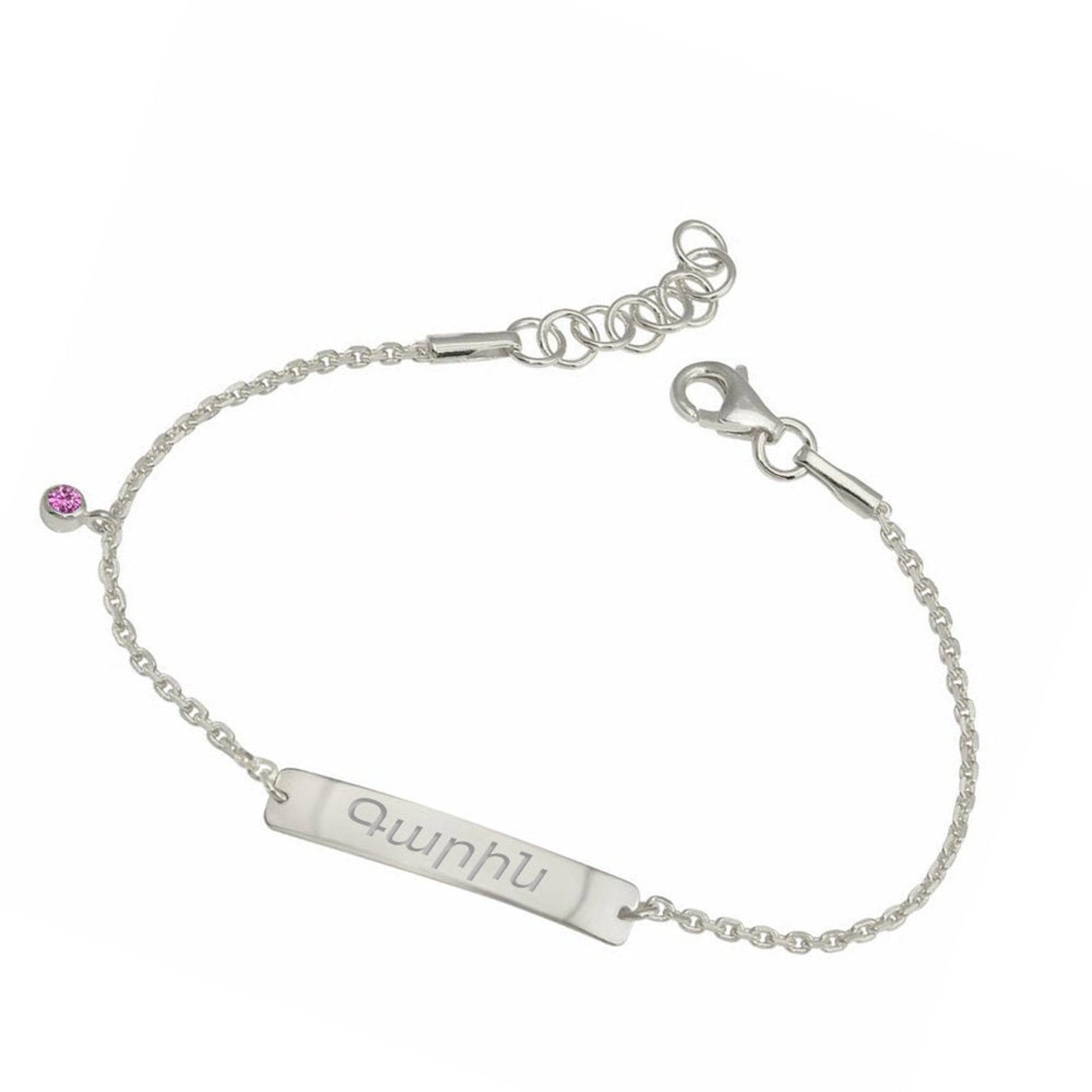 Personalized ID Bracelet Baptism Gifts Gift for Kids Name Etsy