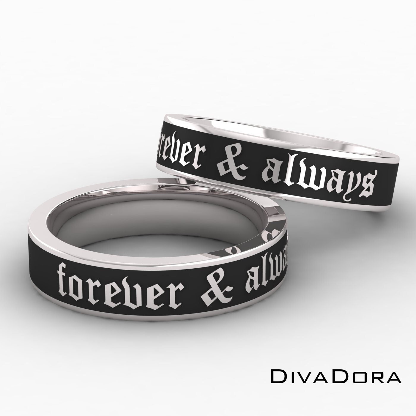 Always and deals forever spinner ring