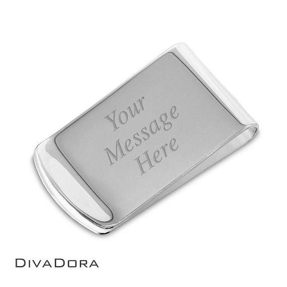 Sterling Silver Engravable Money Clip