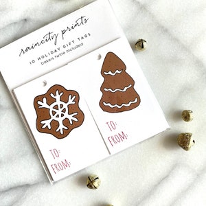 Holiday Gift Tags. Christmas gift wrap. Merry and Bright, Happy Hanukkah Oh Deer Joy to the World Peace Love Coffee Naughty Nice Oh What Fun