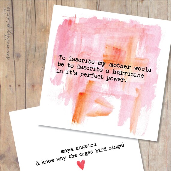 Inspirant Citation maman Happy Mothers Day Qualité Affiche Imprimer cadeau mur encadrée