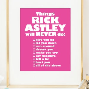 Rick Astley portrait Rickrolling rick-roll Never Gonna Give You Up Canvas  Print / Canvas Art by Argo - Pixels Canvas Prints